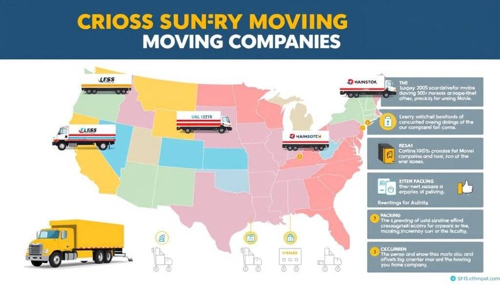 Comparison of the best cross country moving companies