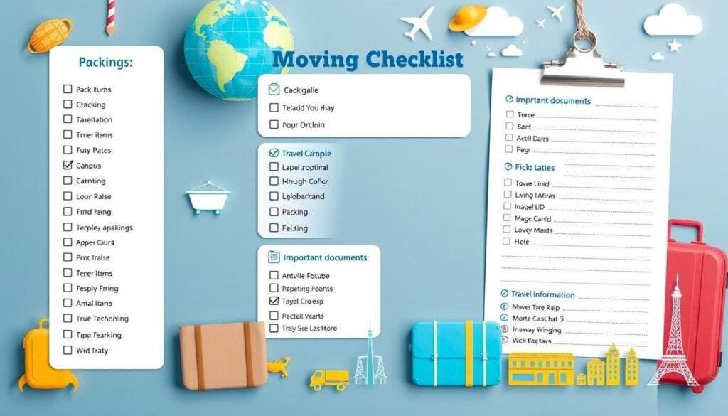 moving checklist for international move