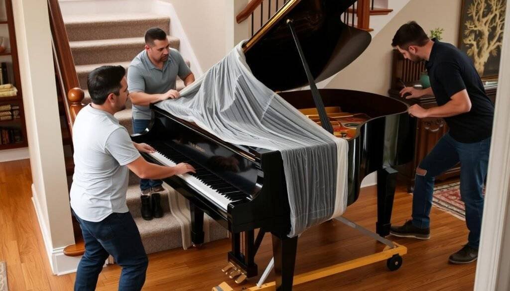 piano moving process